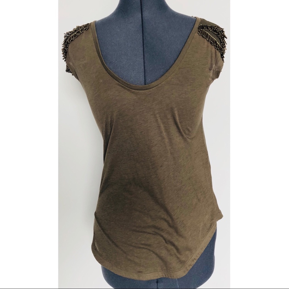 Elizabeth & James tassel embellished shirt